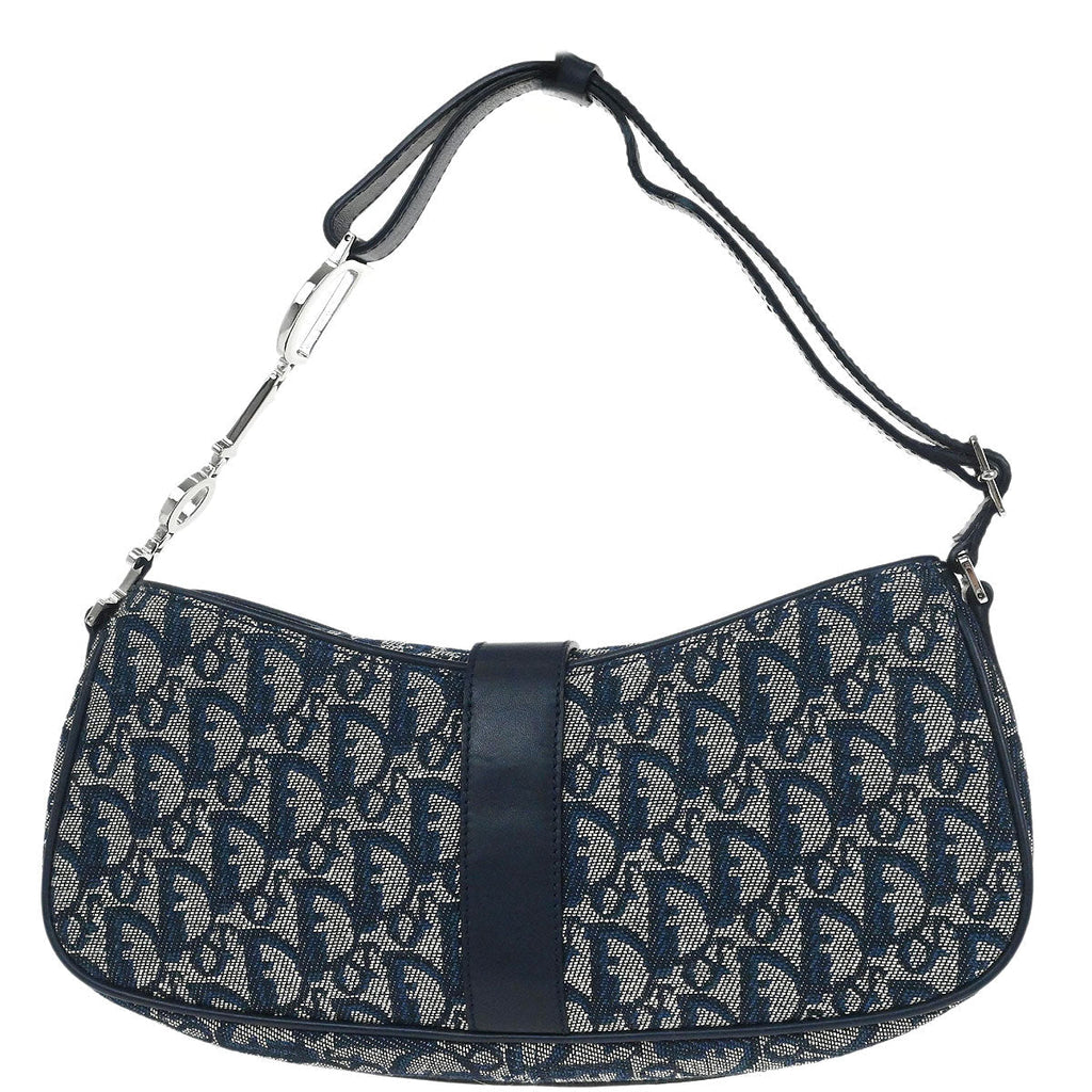 Christian Dior 2005 Navy Trotter Handbag