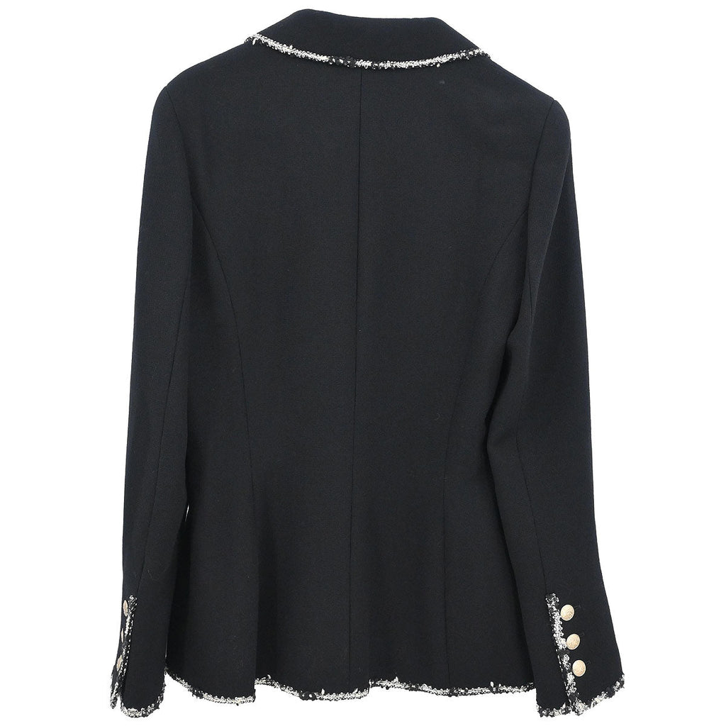 Chanel Emblem Single Breasted Jacket Black