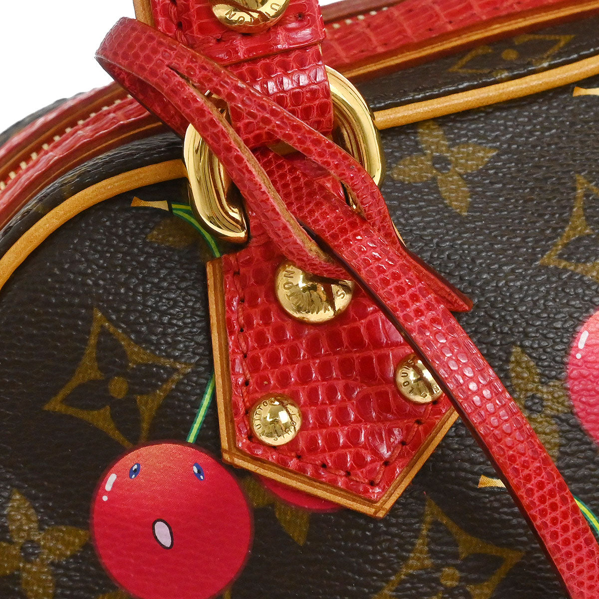 Louis Vuitton 2005 Monogram Cherry Neo Deauville Handbag M95001
