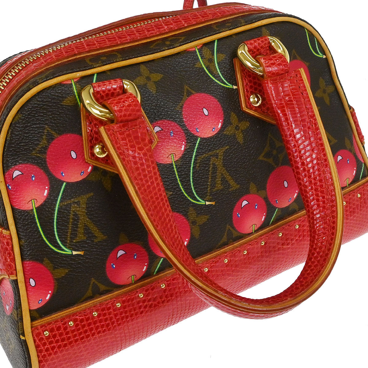 Louis Vuitton 2005 Monogram Cherry Neo Deauville Handbag M95001