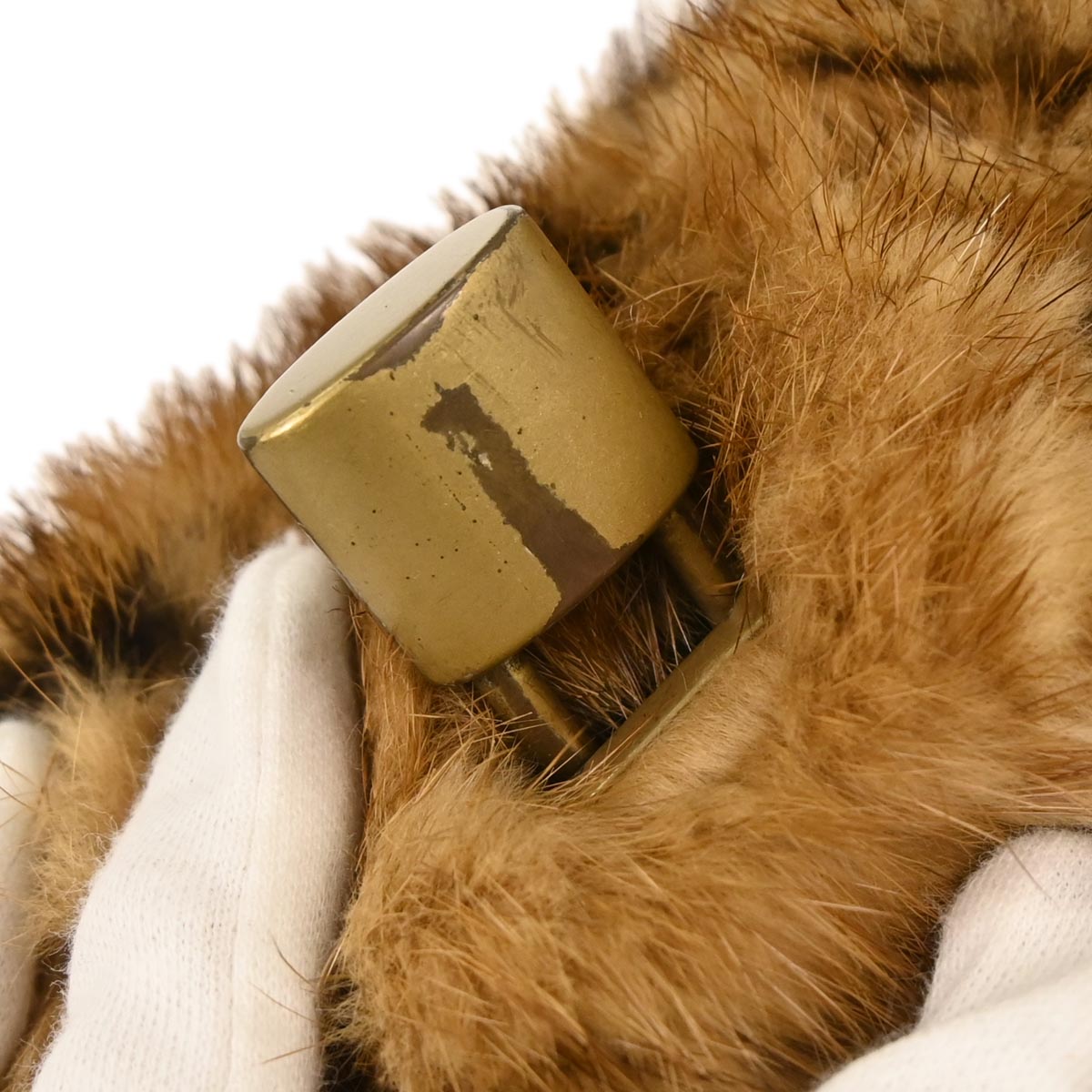 Louis Vuitton 2004 Brown Monogram Mink Mini Papillon Handbag M71944