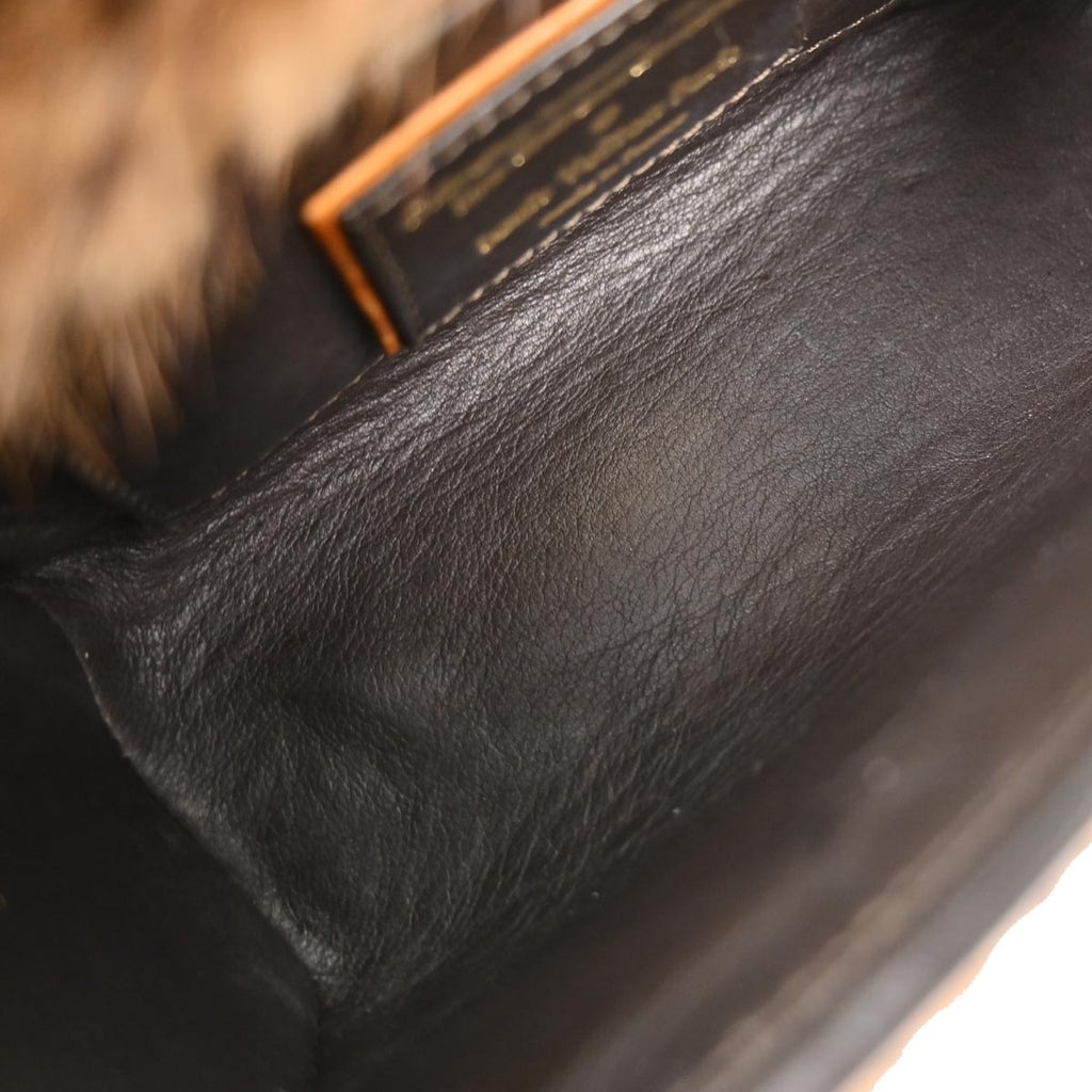 Louis Vuitton 2004 Brown Monogram Mink Mini Papillon Handbag M71944