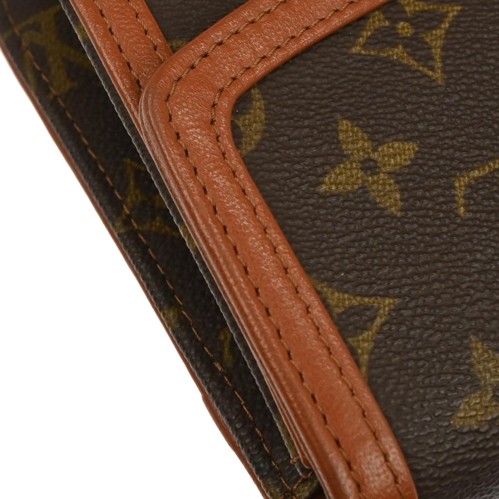 Louis Vuitton 1990 Monogram Pochette Dame PM Clutch Bag M51812