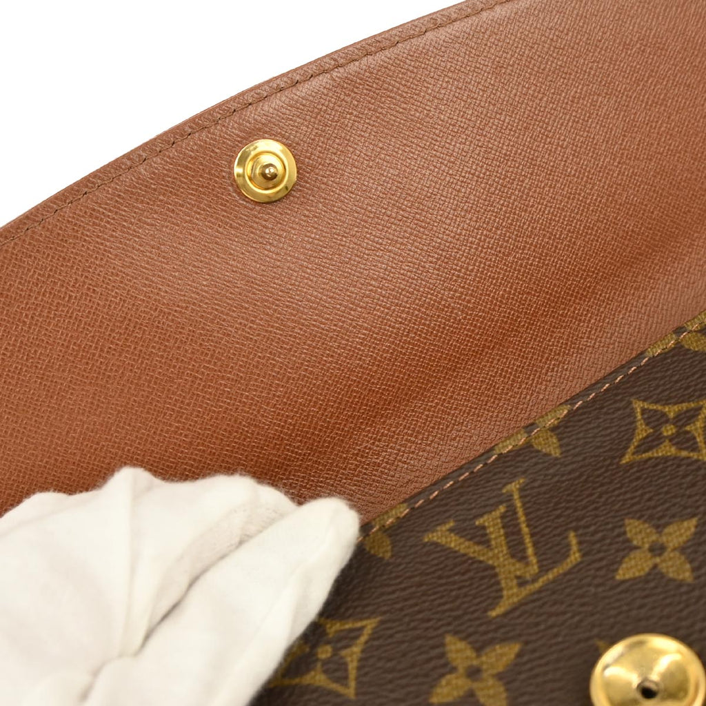 Louis Vuitton 1990 Monogram Pochette Dame PM Clutch Bag M51812
