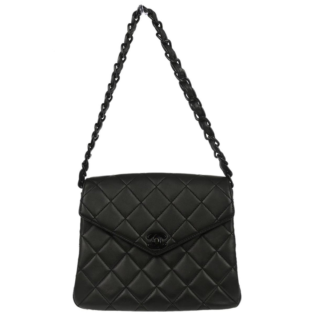 Chanel 1997-1999 Black Lambskin Handbag