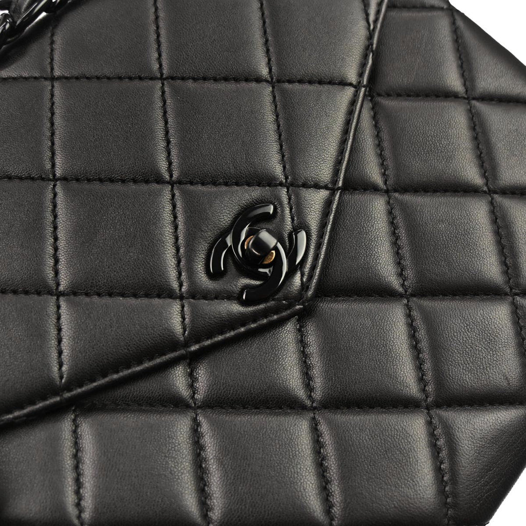 Chanel 1997-1999 Black Lambskin Handbag
