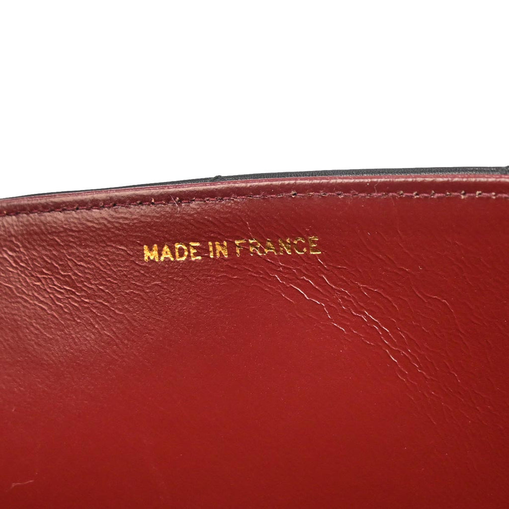 Chanel 1991-1994 Black Lambskin Maxi Classic Flap Shoulder Bag