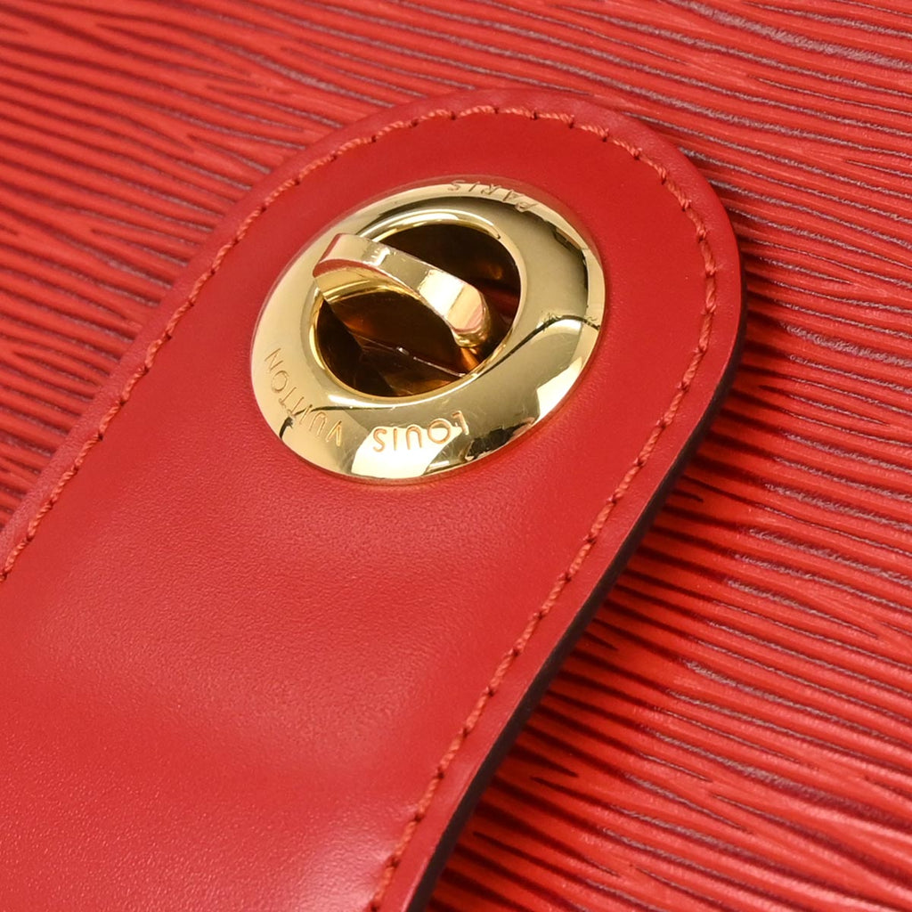 Louis Vuitton 1996 Red Epi Cluny Shoulder Bag M52257