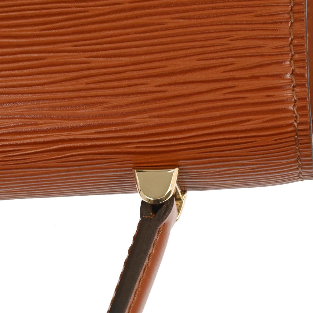Louis Vuitton 1995 Brown Epi Malesherbes Handbag M52373