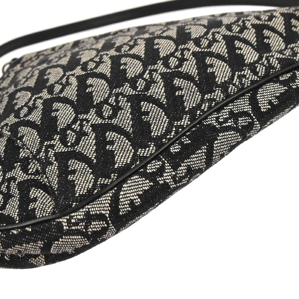 Christian Dior Black Trotter Saddle Handbag
