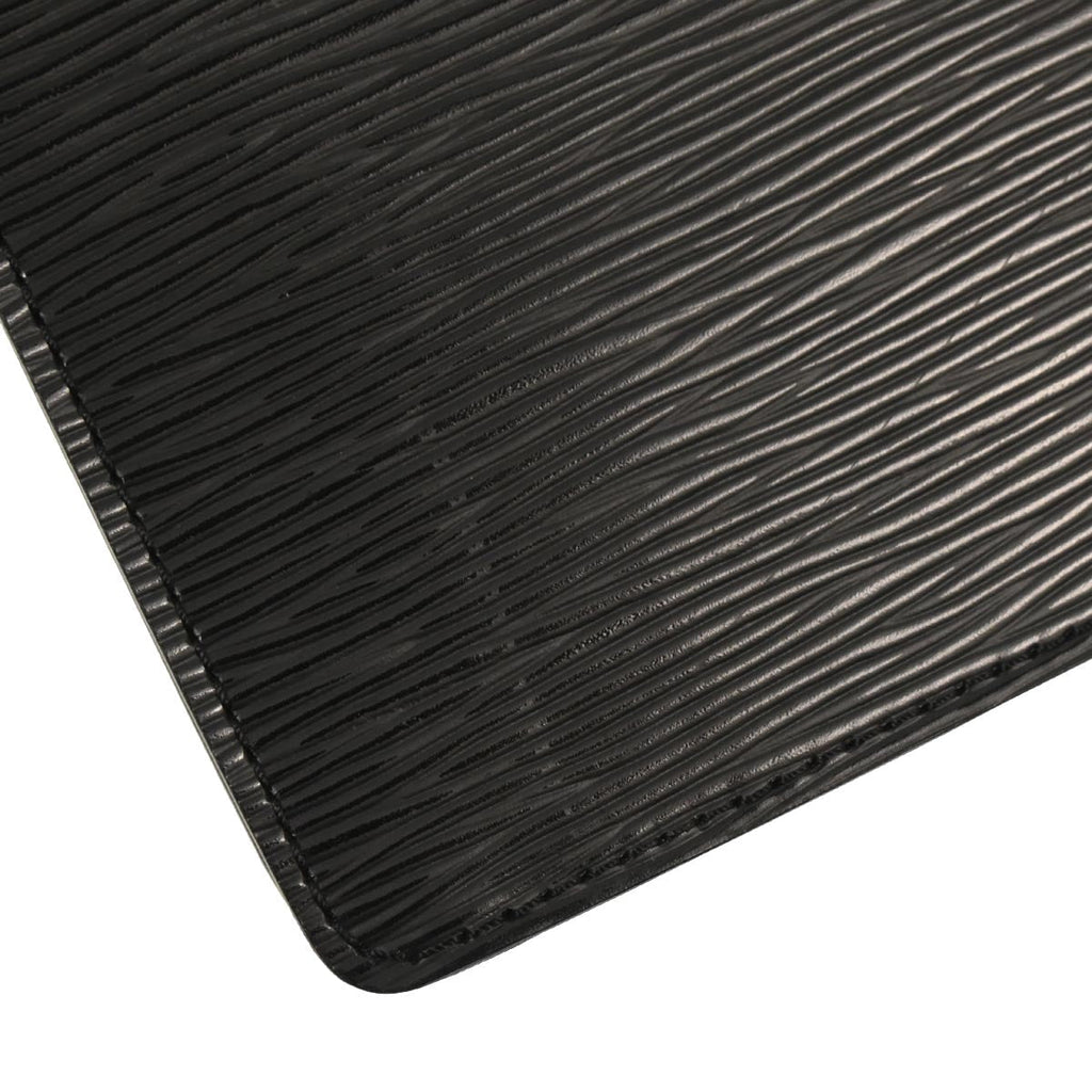 Louis Vuitton 2004 Black Epi Pochette Homme Clutch Bag M52522