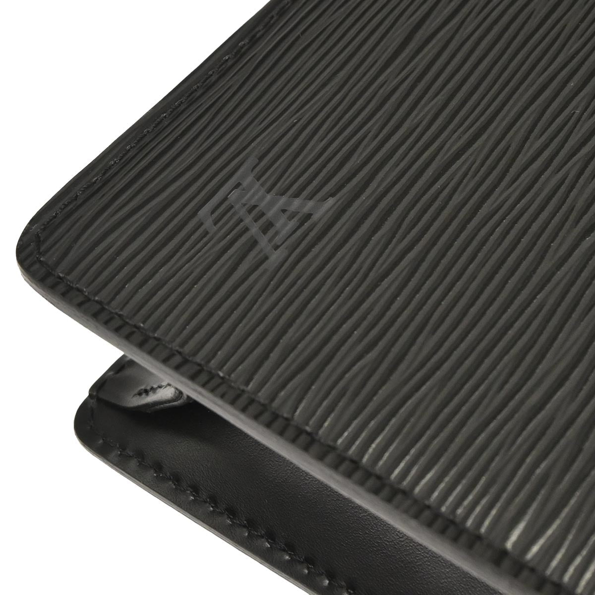Louis Vuitton 2004 Black Epi Pochette Homme Clutch Bag M52522