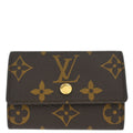 Louis Vuitton 2007 Monogram Porte Monnaie Plat Coin Case Wallet M61930