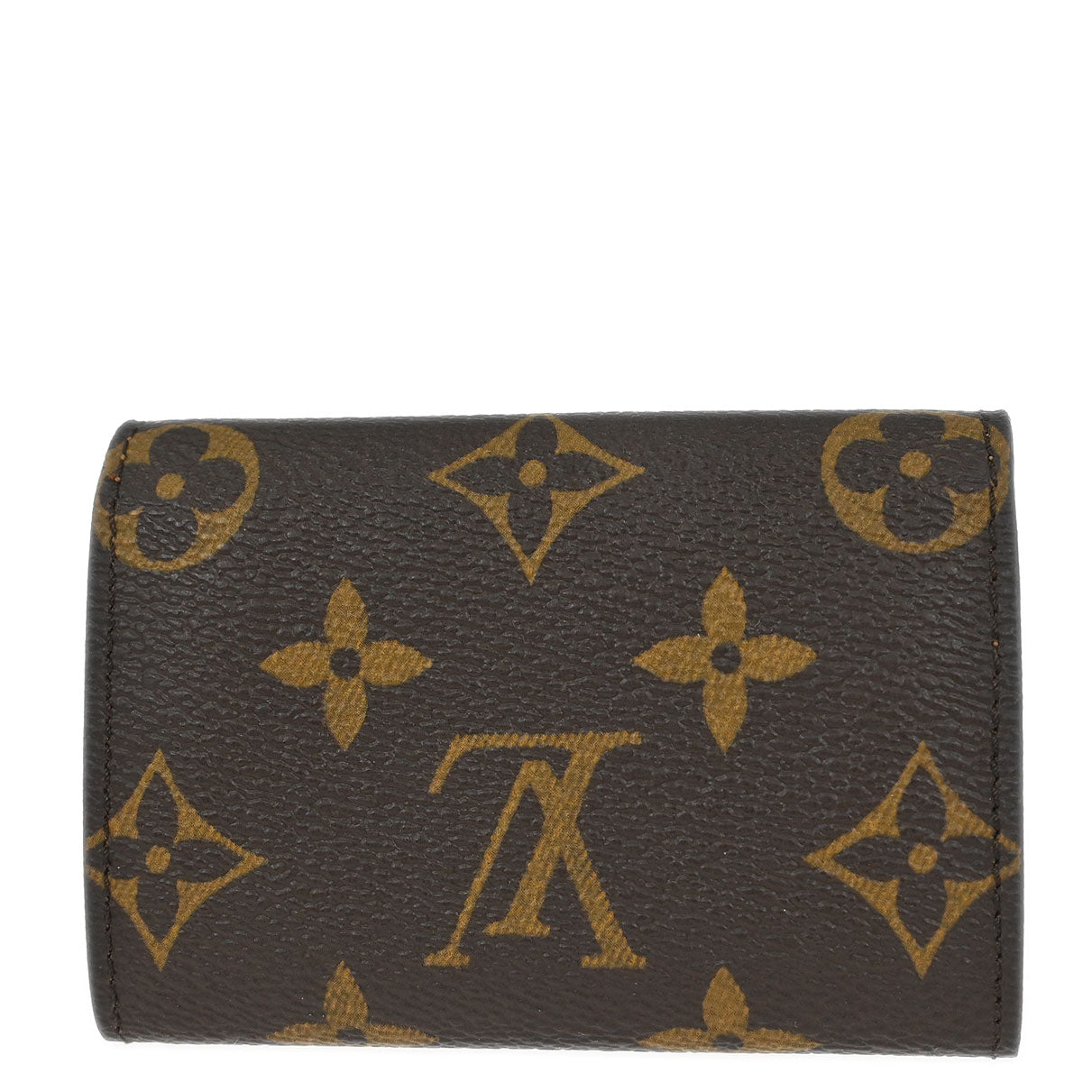 Louis Vuitton 2007 Monogram Porte Monnaie Plat Coin Case Wallet M61930