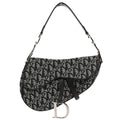 Christian Dior Black Trotter Saddle Handbag