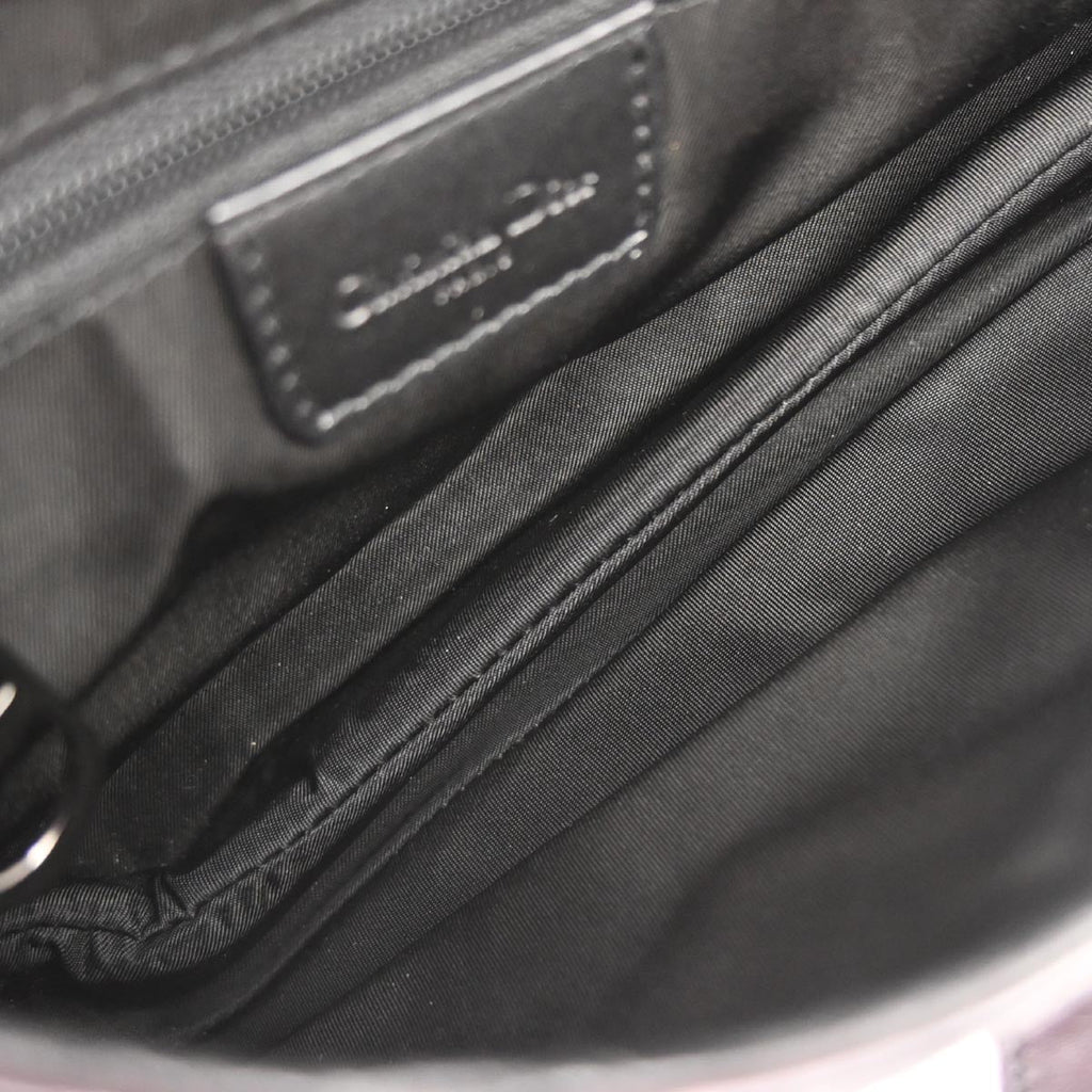Christian Dior Black Trotter Saddle Handbag