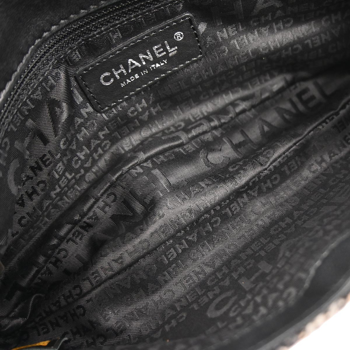 Chanel 2005-2006 Black Tweed Shoulder Bag