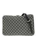 Celine Gray Canvas Macadam Shoulder Bag