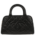 Chanel 2003-2004 Black Caviar Skin Bowling Bag 27