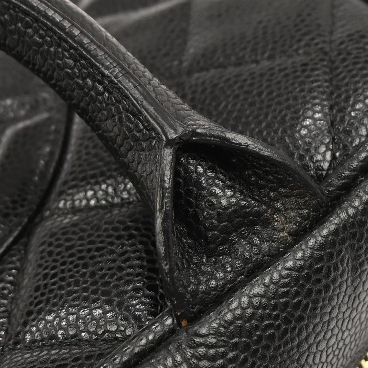 Chanel 2003-2004 Black Caviar Skin Bowling Bag 27