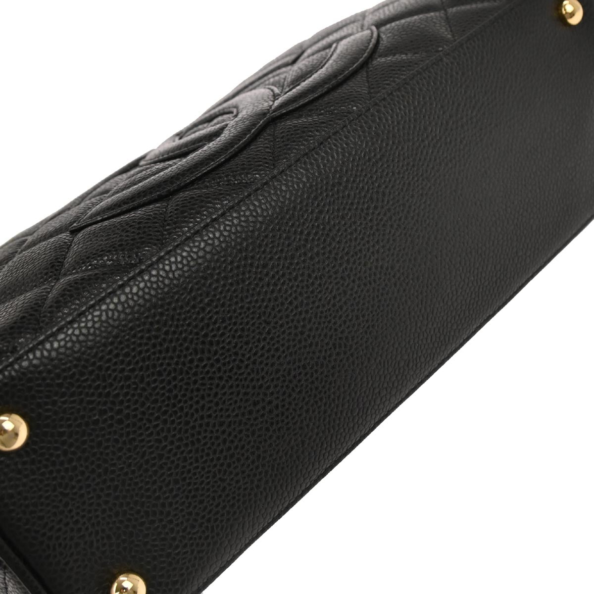 Chanel 2003-2004 Black Caviar Skin Bowling Bag 27