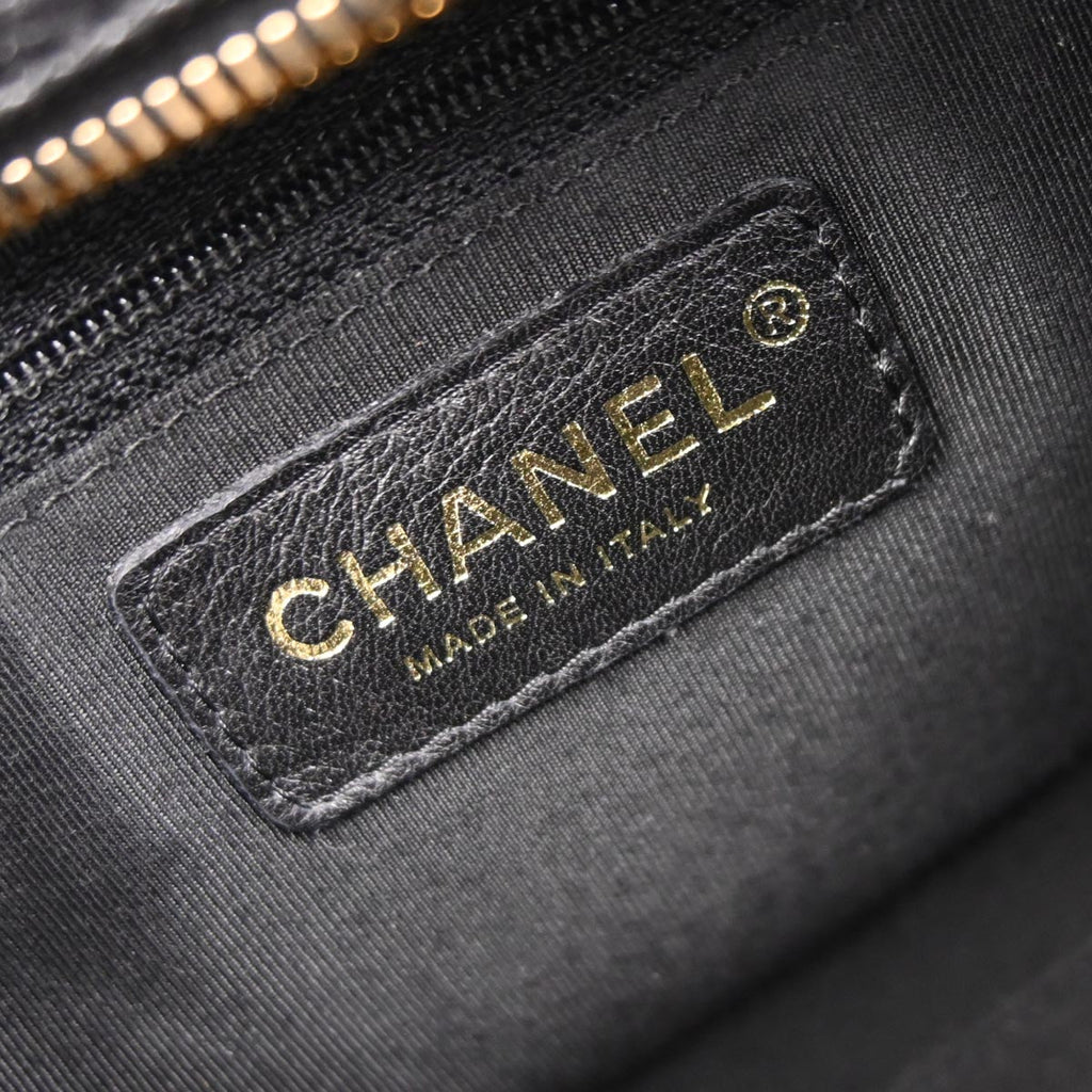Chanel 2003-2004 Black Caviar Skin Bowling Bag 27