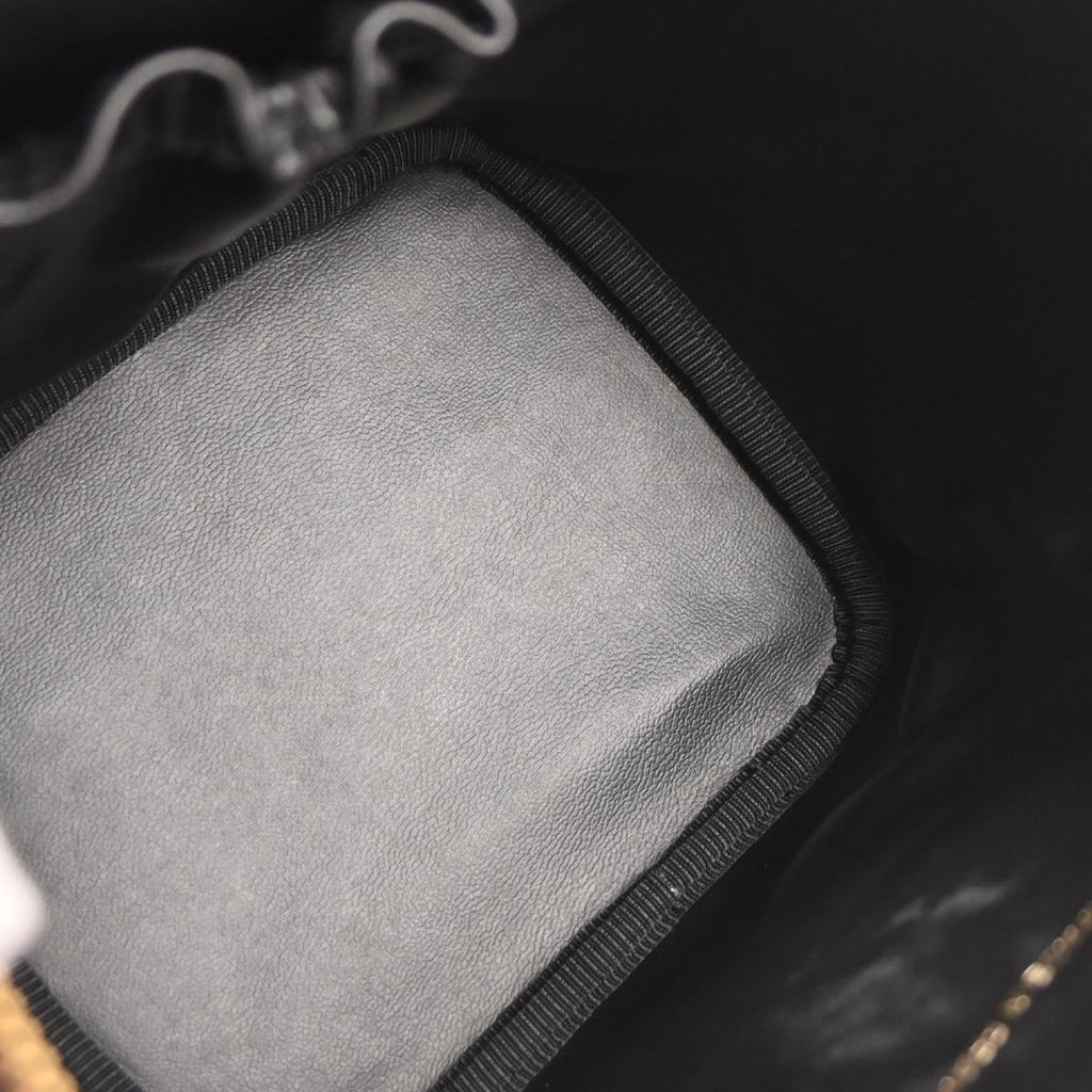 Chanel 1996-1997 Black Caviar Timeless Vanity Handbag