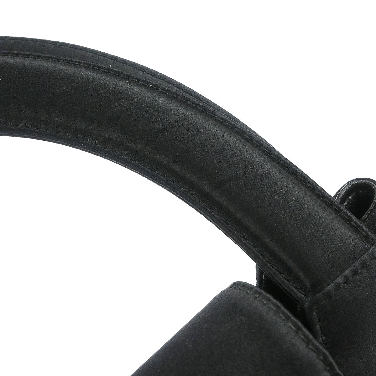 Chanel 1997-1999 Black Satin Handbag