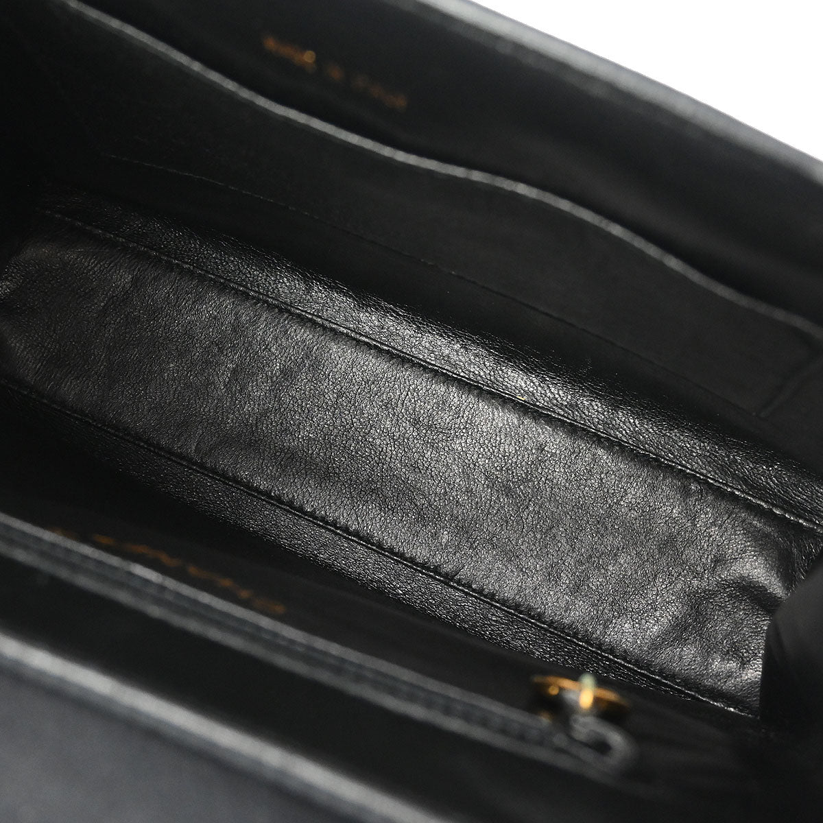 Chanel 1997-1999 Black Satin Handbag
