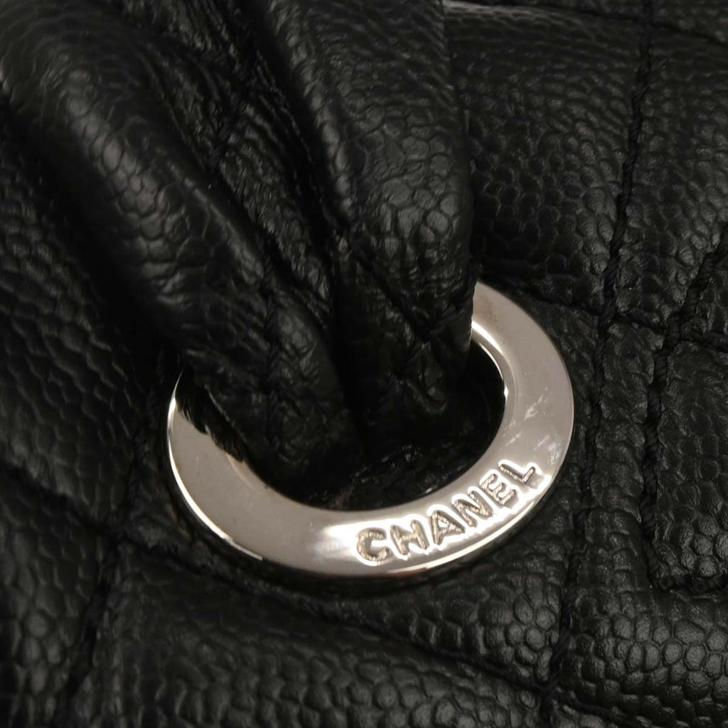 Chanel 2006-2008 Black Caviar Skin Handbag