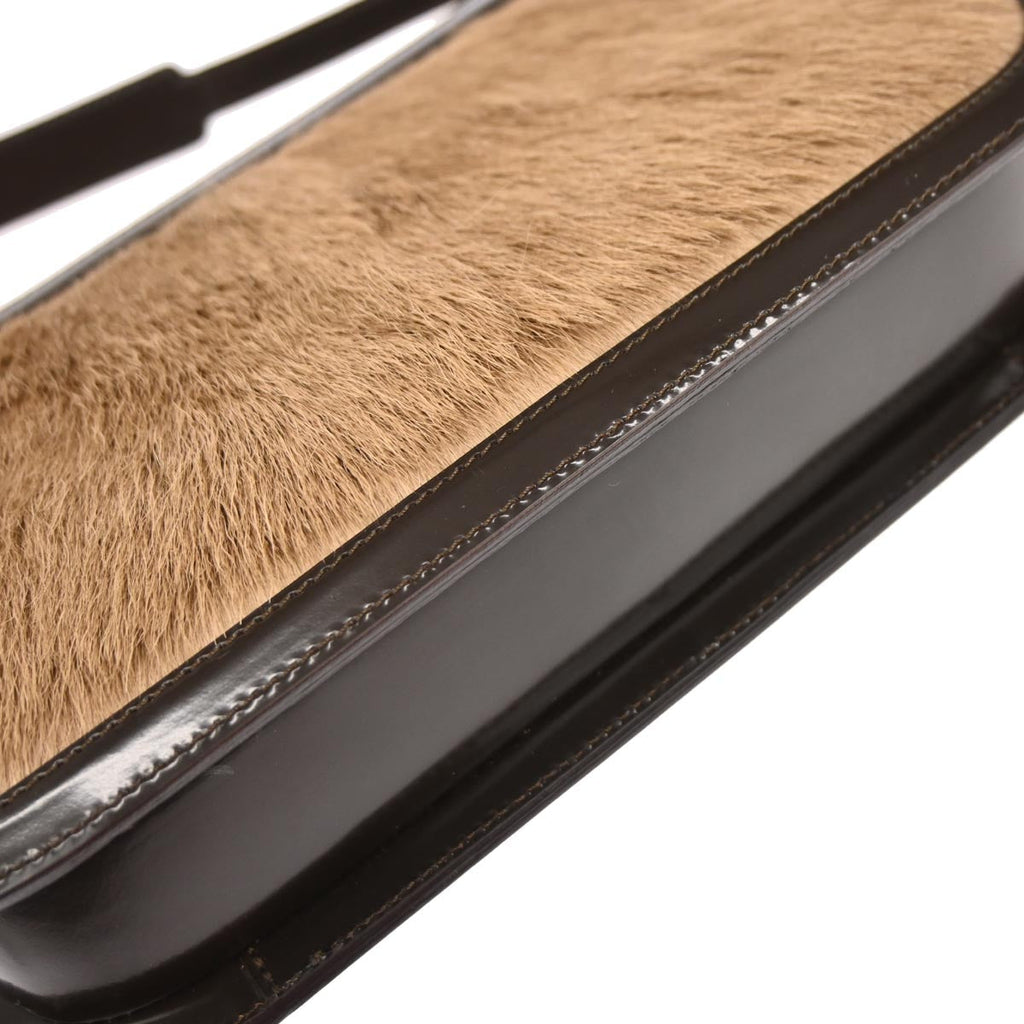 Celine Brown Pony Hair Handbag