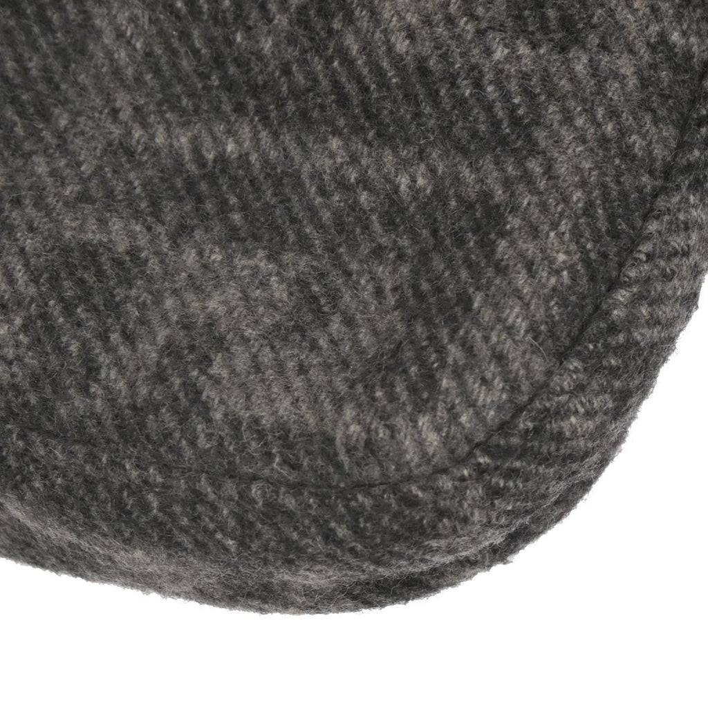 Fendi Gray Wool Zucca Baguette Handbag