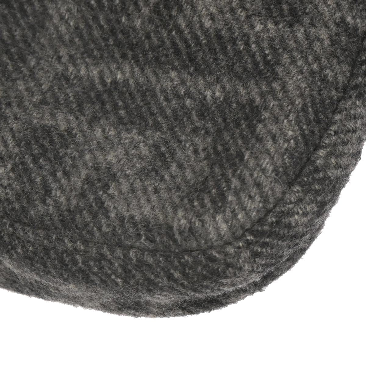 Fendi Gray Wool Zucca Baguette Handbag