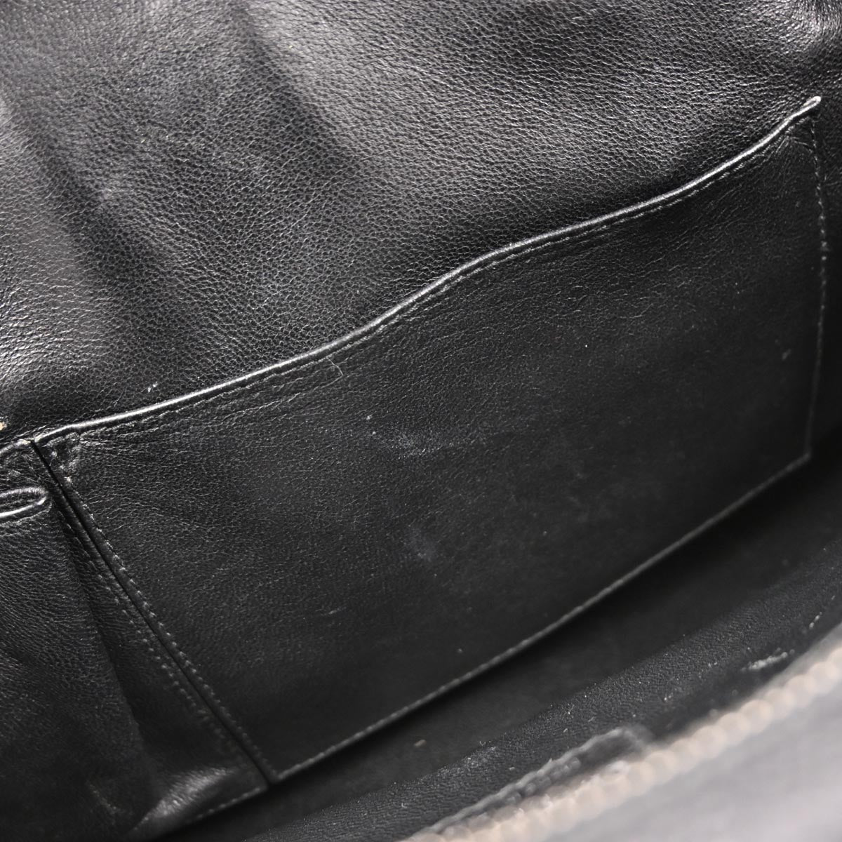 Christian Dior Black Leather My Dior Duffle Handbag