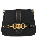 Gucci Black Canvas GG Shoulder Bag