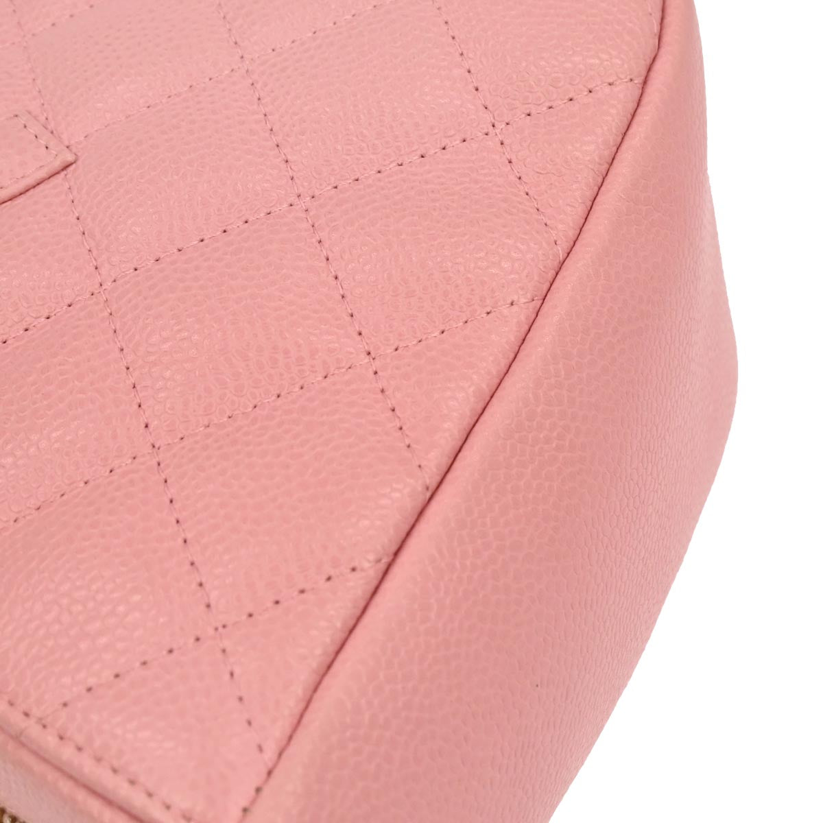Chanel 2003-2004 Pink Caviar Skin Hobo Handbag