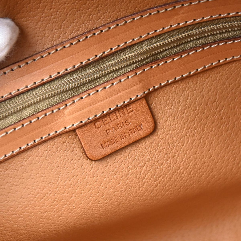 Celine Brown Macadam Handbag