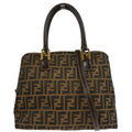 Fendi Brown Zucca 2way Shoulder Handbag