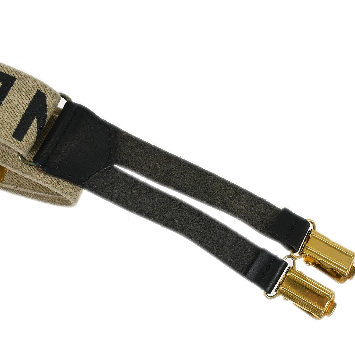 Chanel Suspenders Beige Small Good
