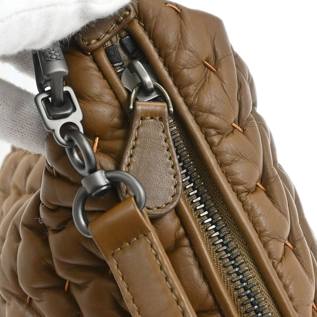 Bottega Veneta Brown Leather Handbag
