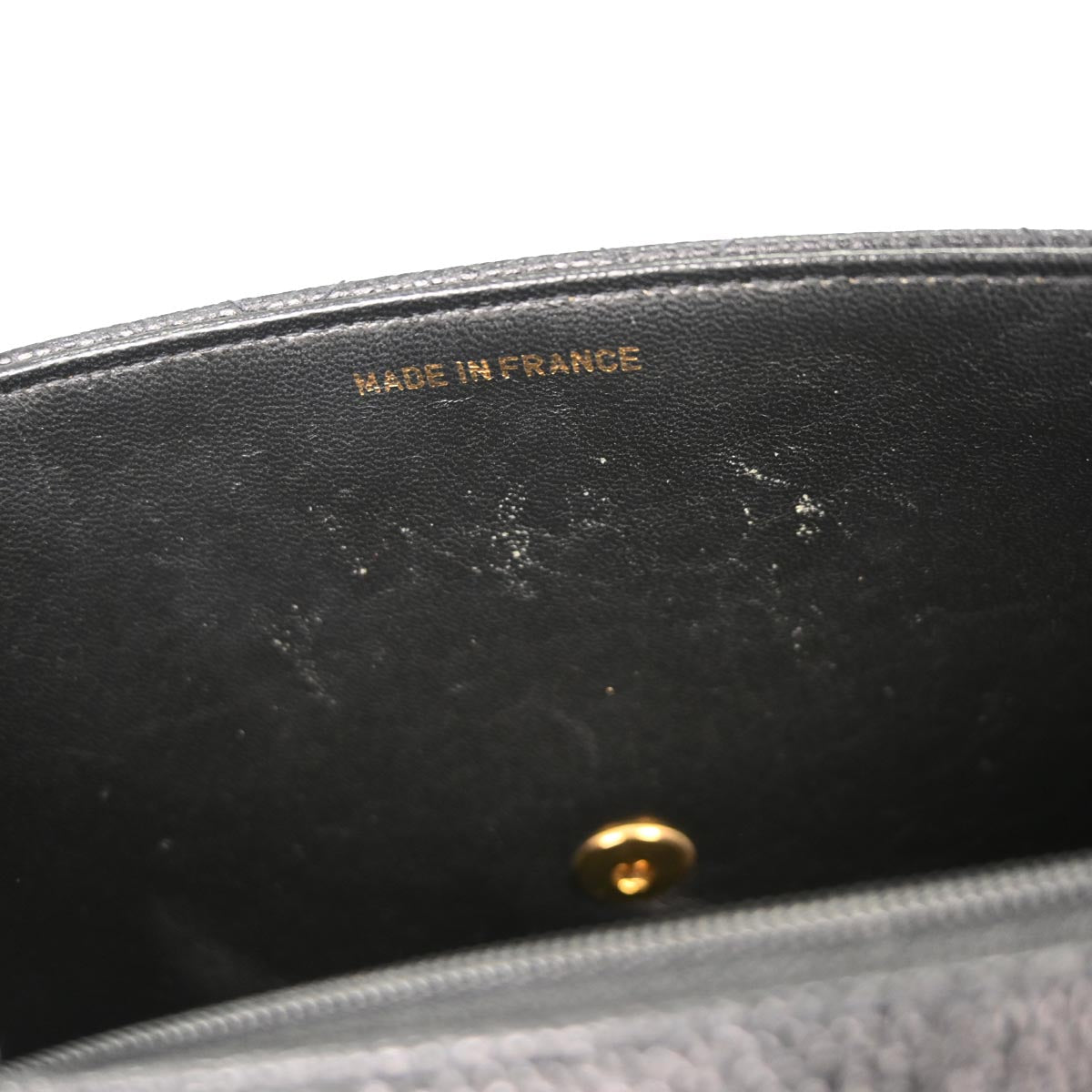Chanel 1994-1996 Black Caviar Skin Medium Diana Shoulder Bag