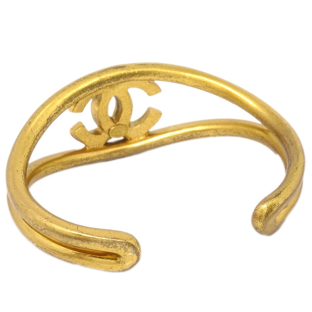 Chanel Gold Bracelet Bangle Accessories 97P