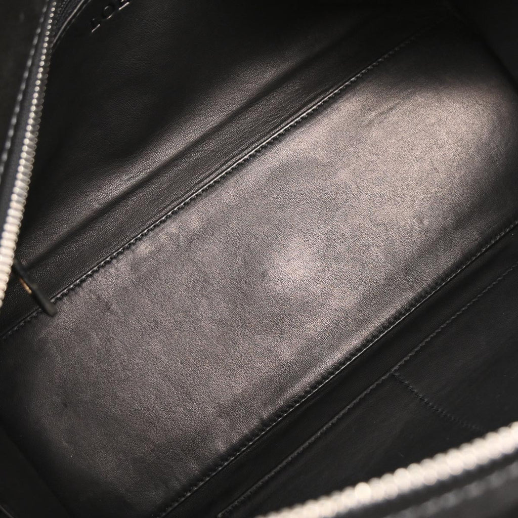 Loewe Black Suede Rhinestone Amazona 28 Handbag