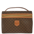Celine Brown Macadam Vanity Handbag