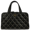 Chanel 2002-2003 Black Calfskin Wild Stitch Handbag