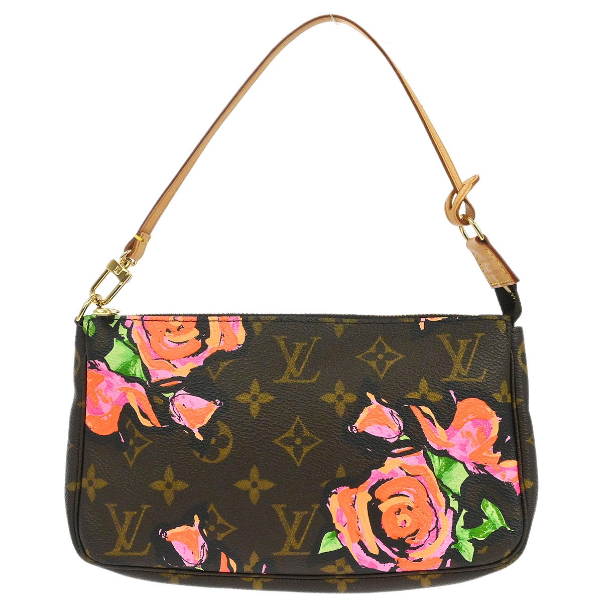 Louis Vuitton 2008 Monogram Rose Pochette Accessoires Handbag M48615