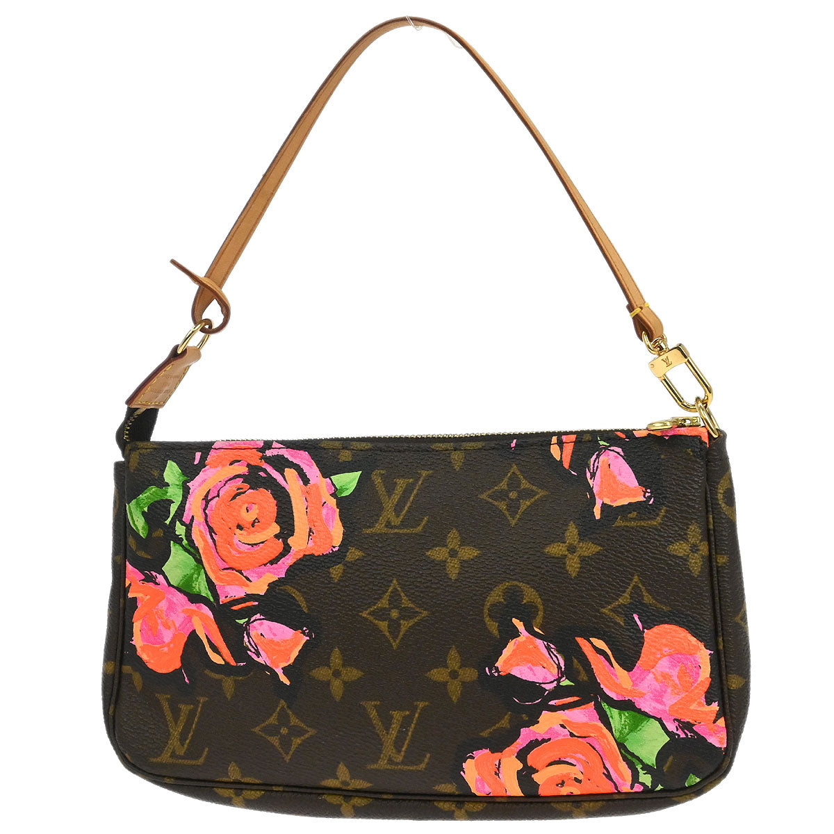 Louis Vuitton 2008 Monogram Rose Pochette Accessoires Handbag M48615