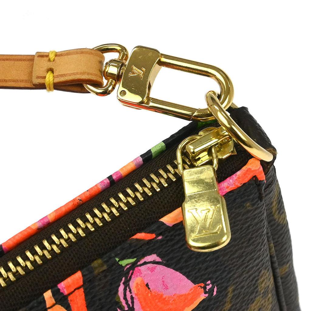 Louis Vuitton 2008 Monogram Rose Pochette Accessoires Handbag M48615