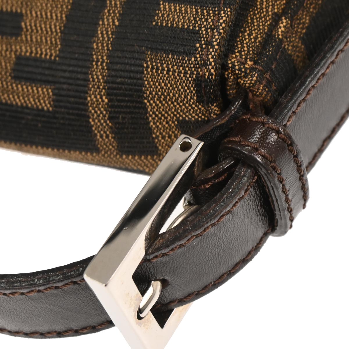 Fendi Brown Zucca Baguette Handbag