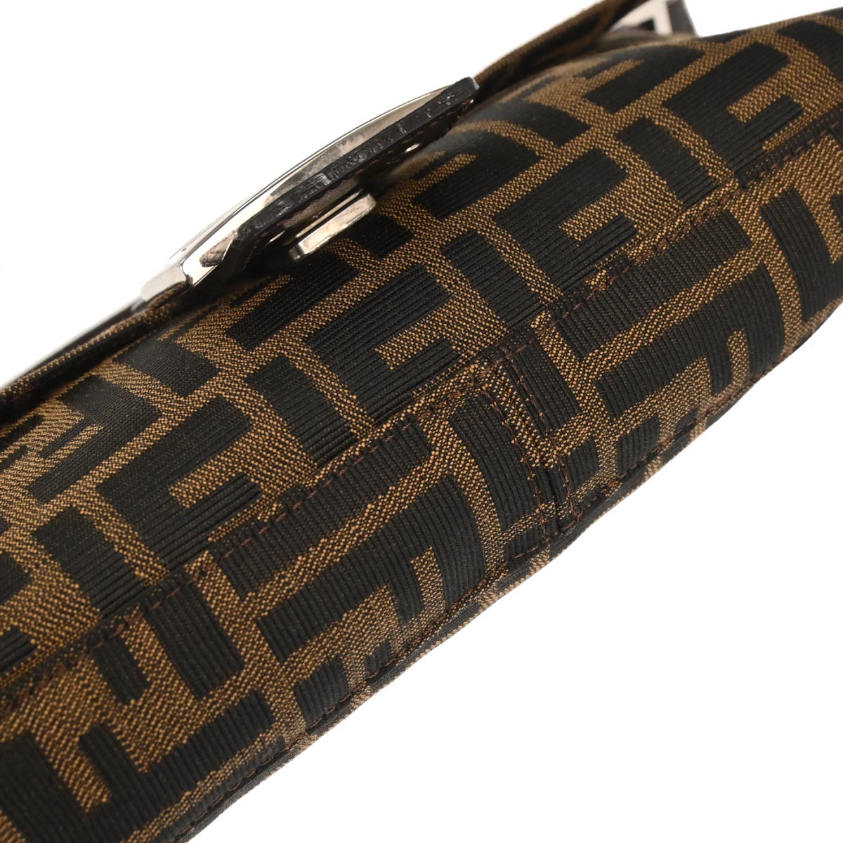 Fendi Brown Zucca Baguette Handbag